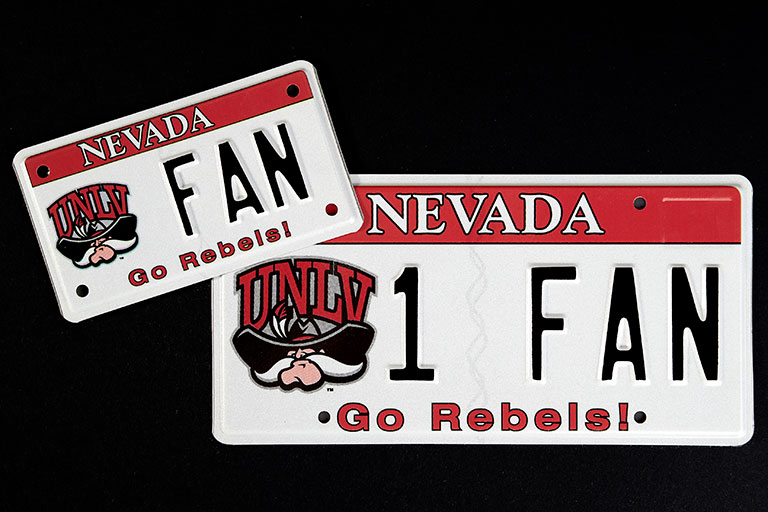 UNLV License Plates